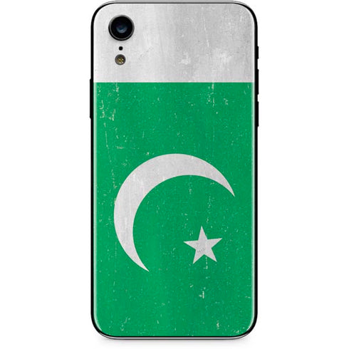 Pakistan Flag Distressed iPhone XR Skin